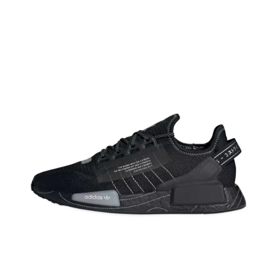 Adidas Originals Nmd R1 Black White Stitch