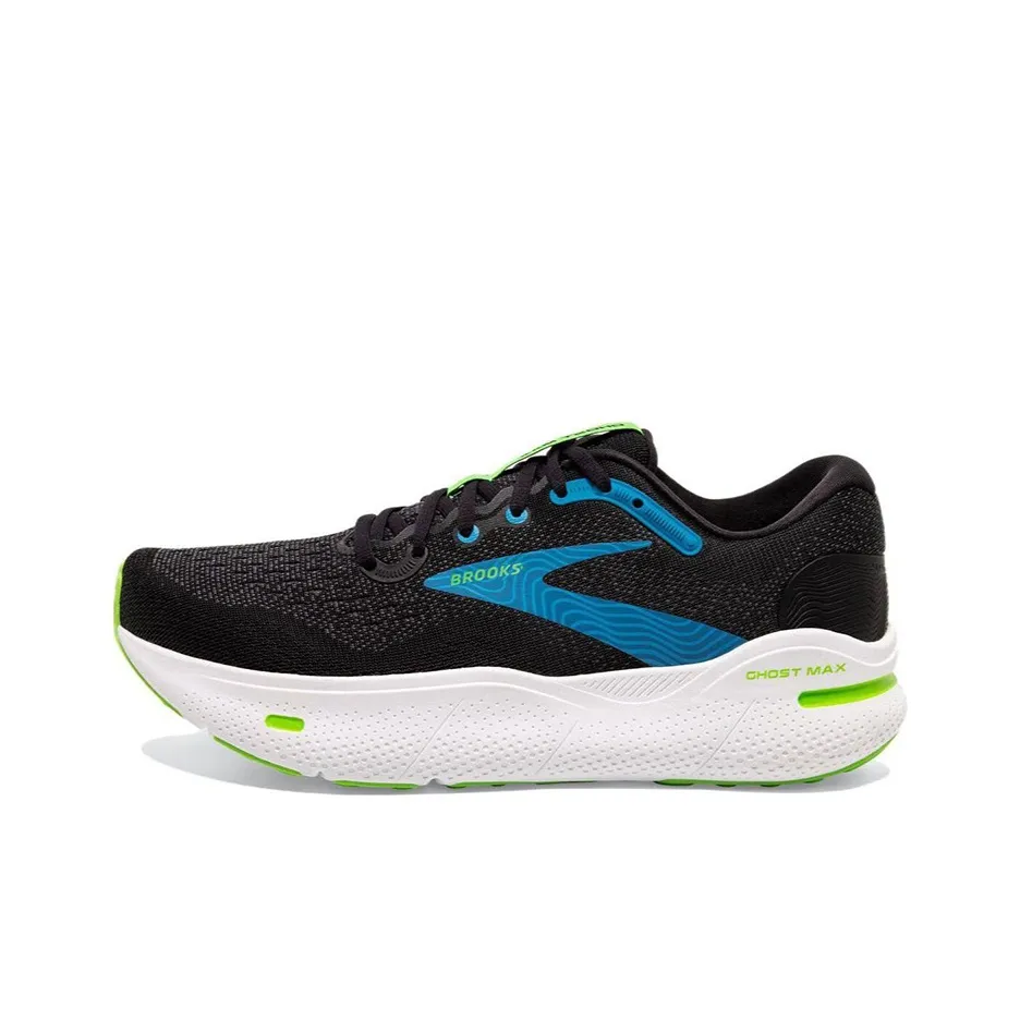Brooks Ghost Max 'Black Atomic Blue'