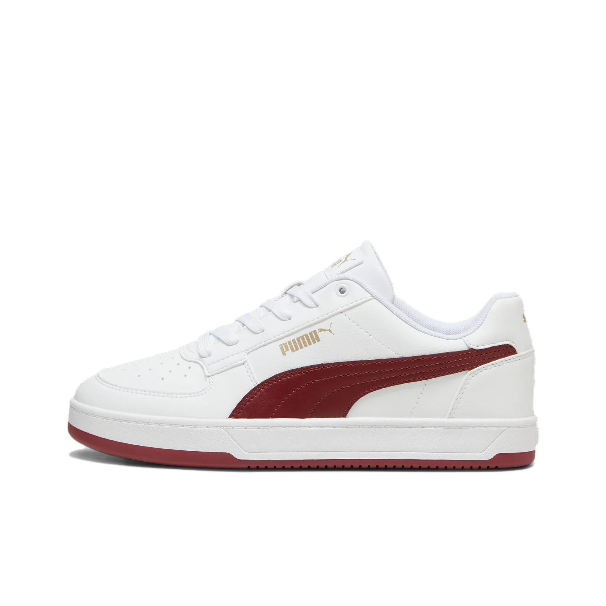 PUMA Caven 2,0 Износостойкие и Легкие Низкие Кроссовки для скейтбординга Унисекс Белый Красный