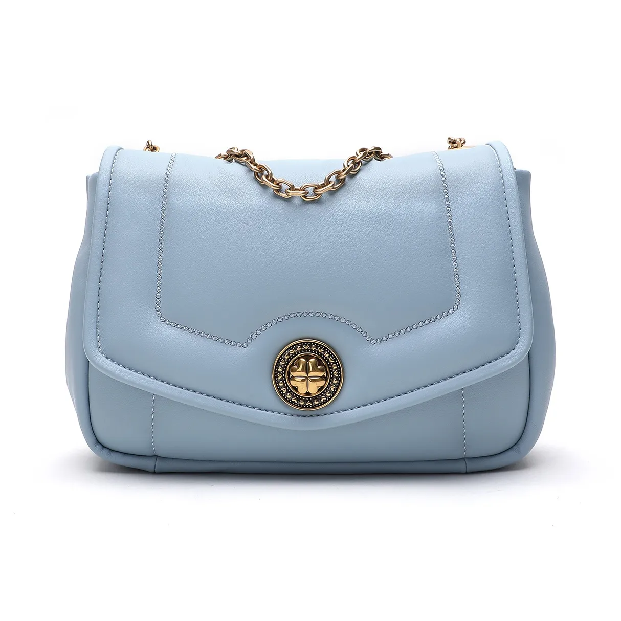 Miguel Vieira Сумка через плечо из коровьей кожи Женская Светло-синий Красный Светло-желтый Светло-фиолетовый