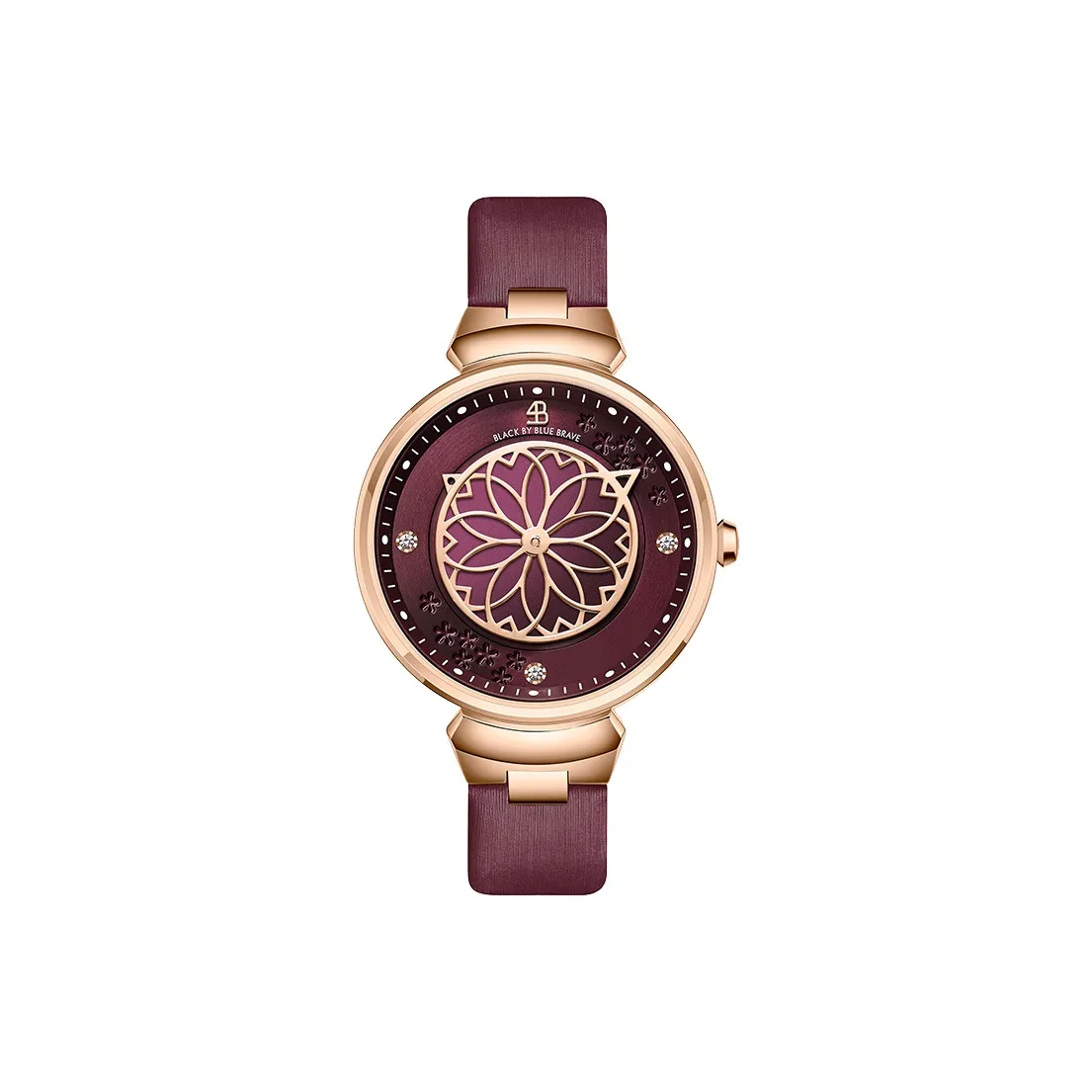 BLACK BY BLUE BRAVE 4B Кварцевый механизм Женские часы 32 мм Красные