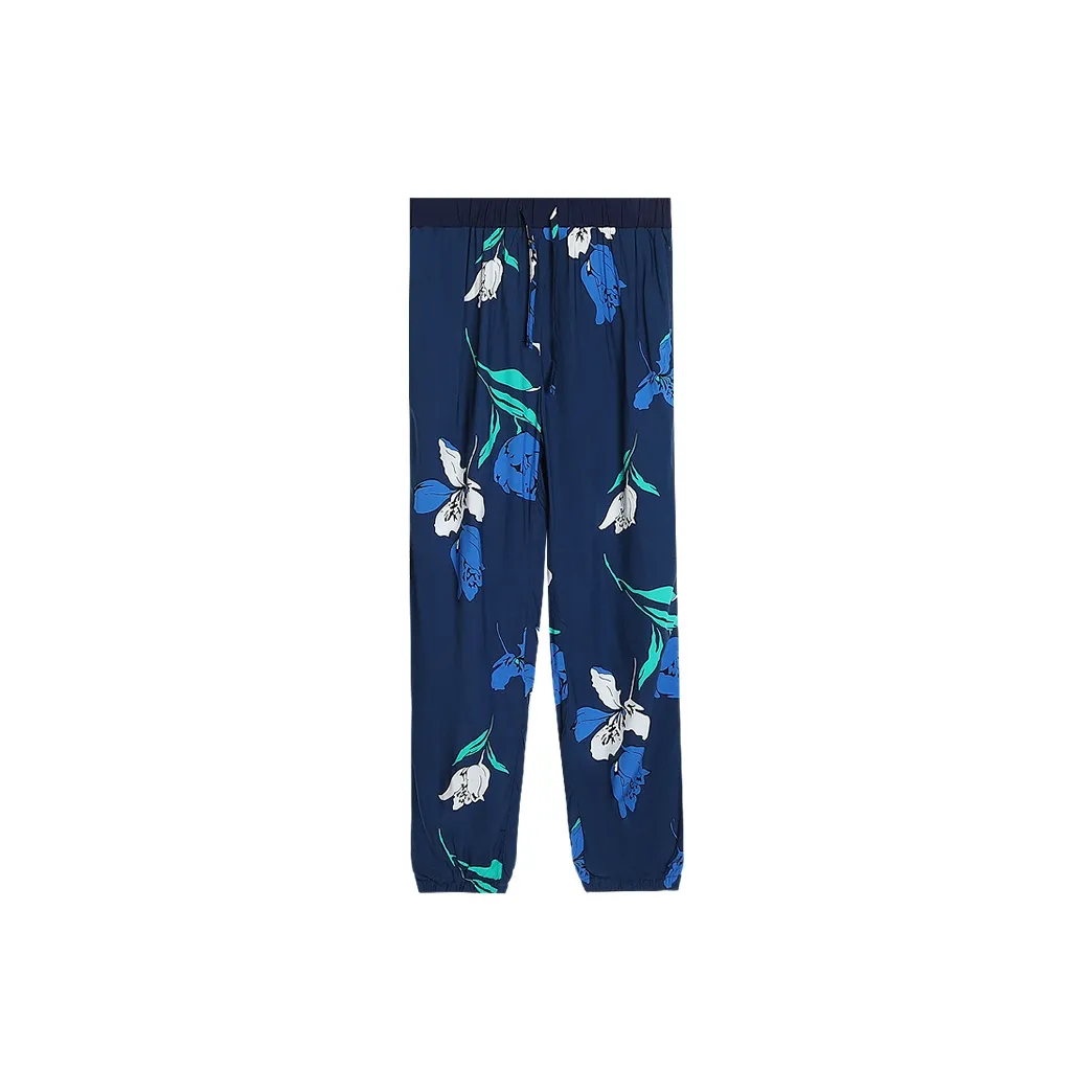 Red Beans At Home Pajama Pants Women's Navy Blue