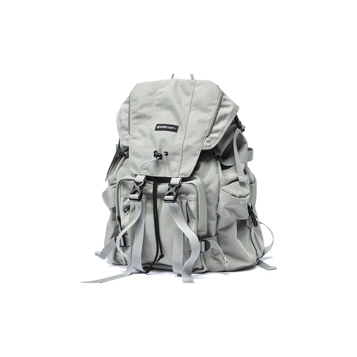 LIVEBOX EN DIRECT Нейлон Рюкзак Большой Мужской Серый Черный