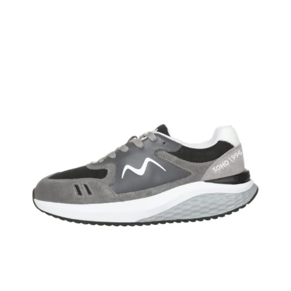 MBT Низкий топ Беговые кроссовки Мужской Серый Черный