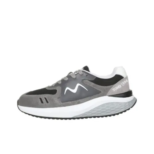 MBT Беговые кроссовки Low Top Серые Мужские
