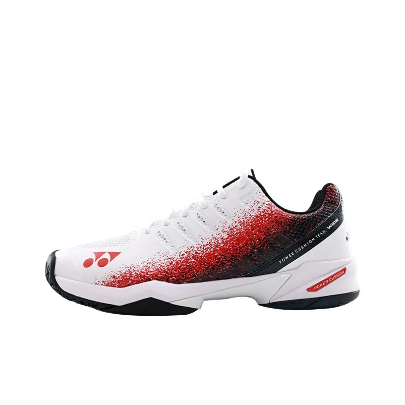 YONEX Амортизирующая стелька для бадминтона, низкий топ, белый и красный, унисекс