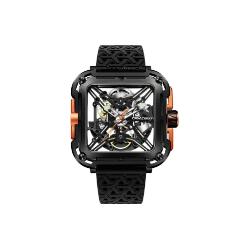 CIGA Design Автоматический Механический Movement Мужские Часы X Collection 44mm*44mm*11,8mm Черные