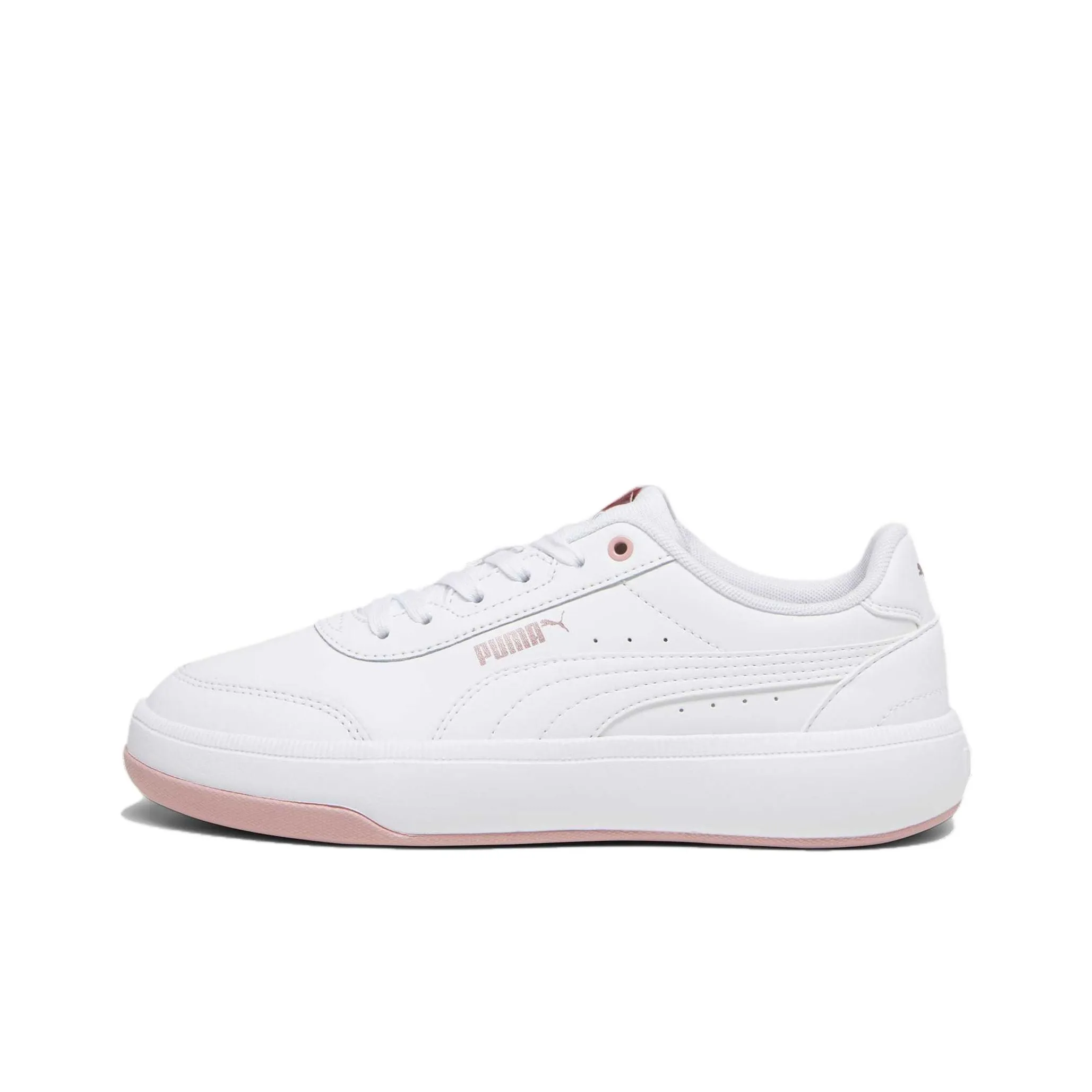 PUMA Tori Амортизация Износостойкие Низкие Кроссовки для скейтбординга Женские Белые