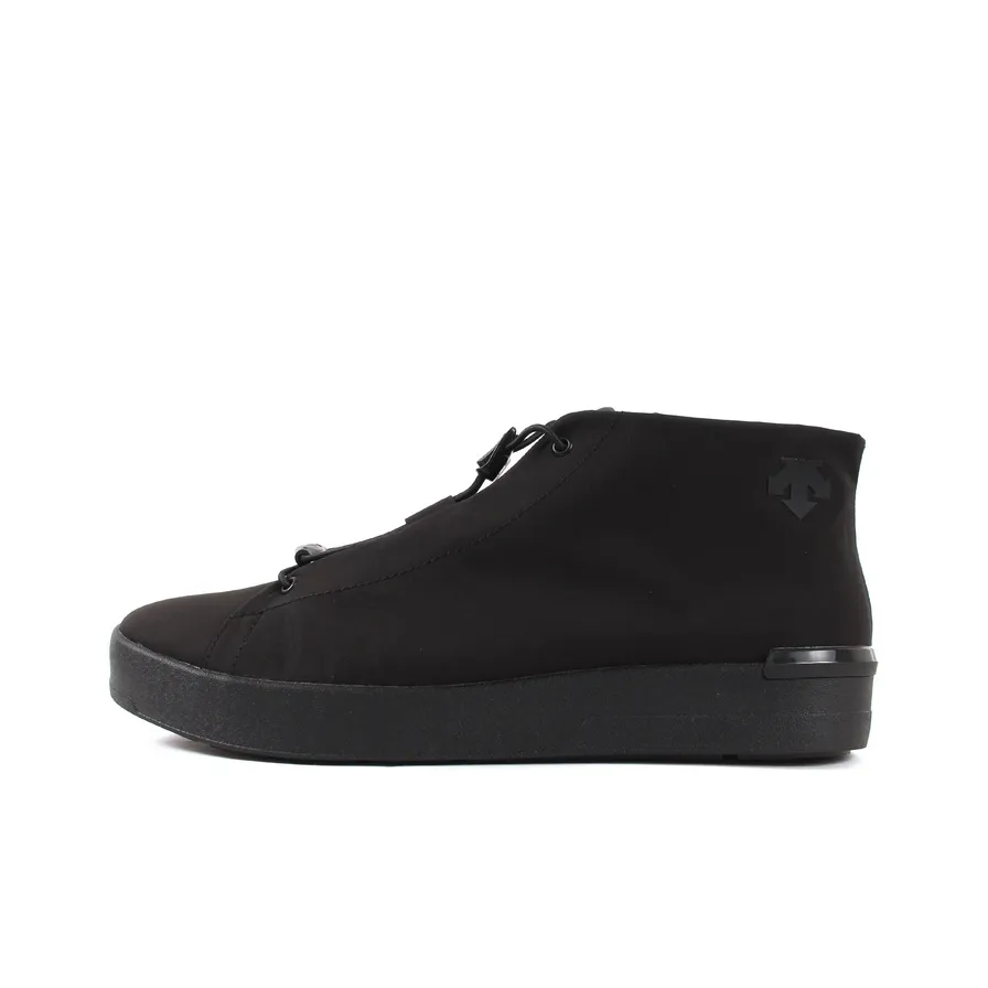 DESCENTE Cushioning, Abrasion Resistant, And Waterproof Mid Top Casual Shoes Men's Black