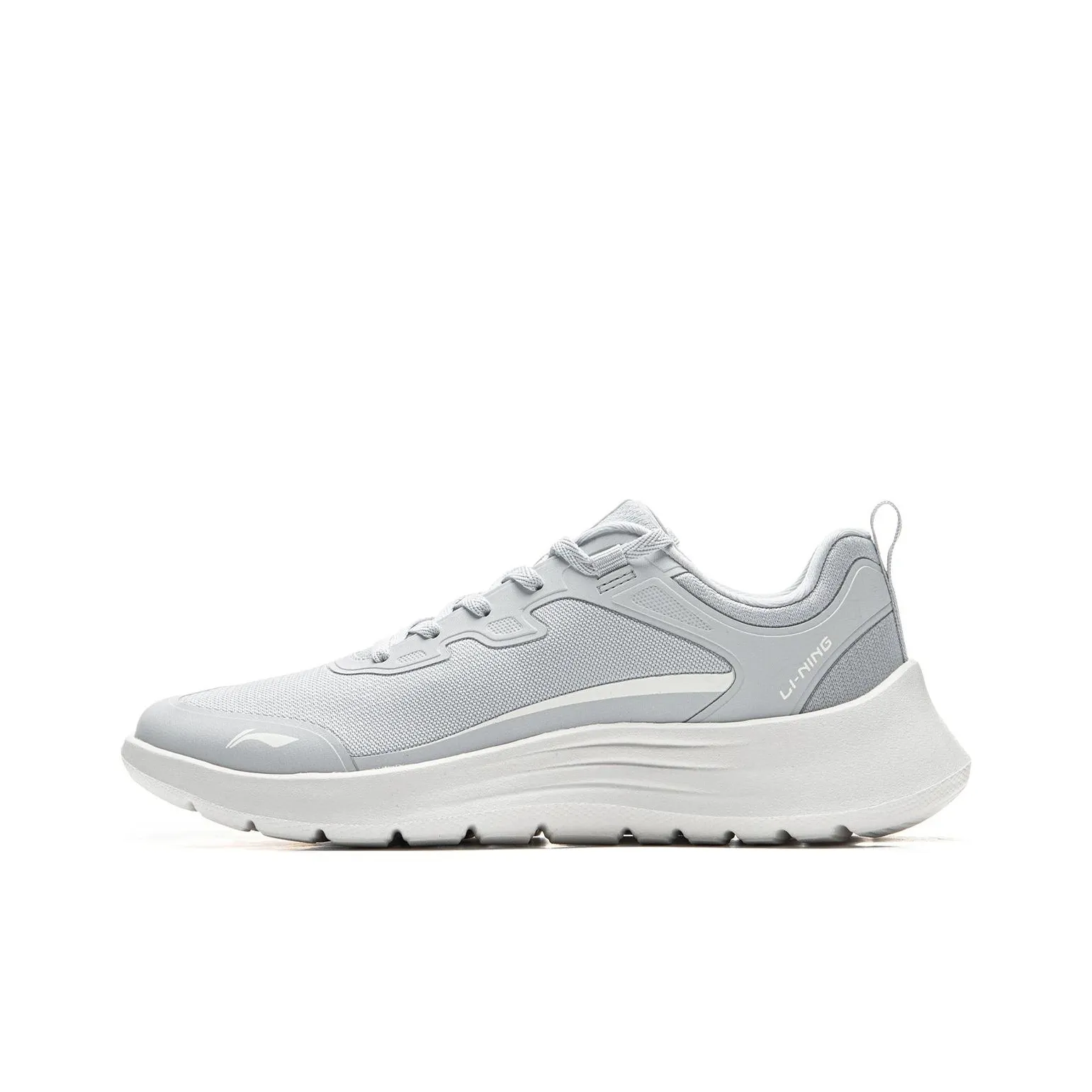 LiNing Feather Breathable Lightweight Low-Top Casual Running Shoes Women's Dawn Gray