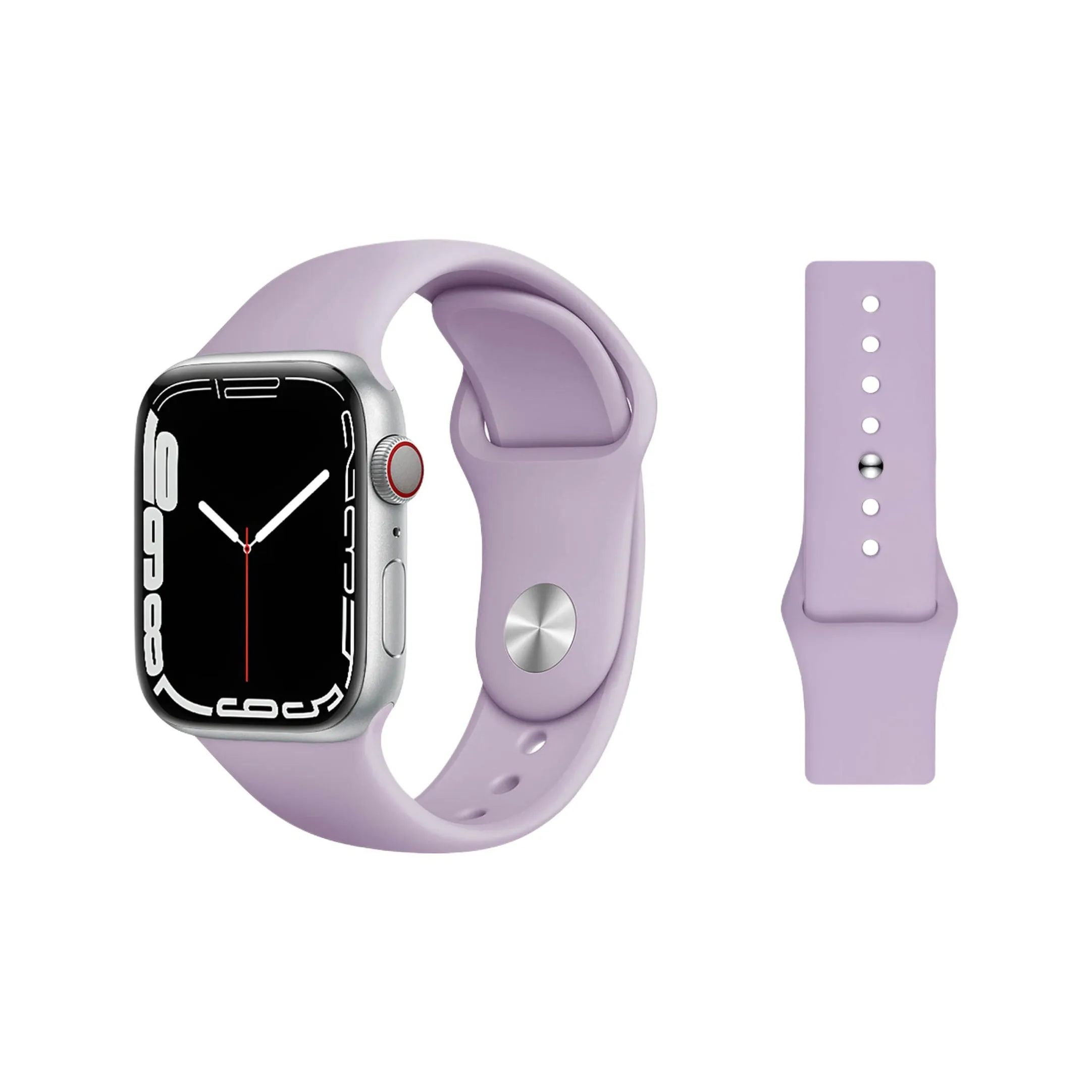 ZHISHENG Strap Apple Compatibility Silicone Material 38/40/41/42/44/45/49 All