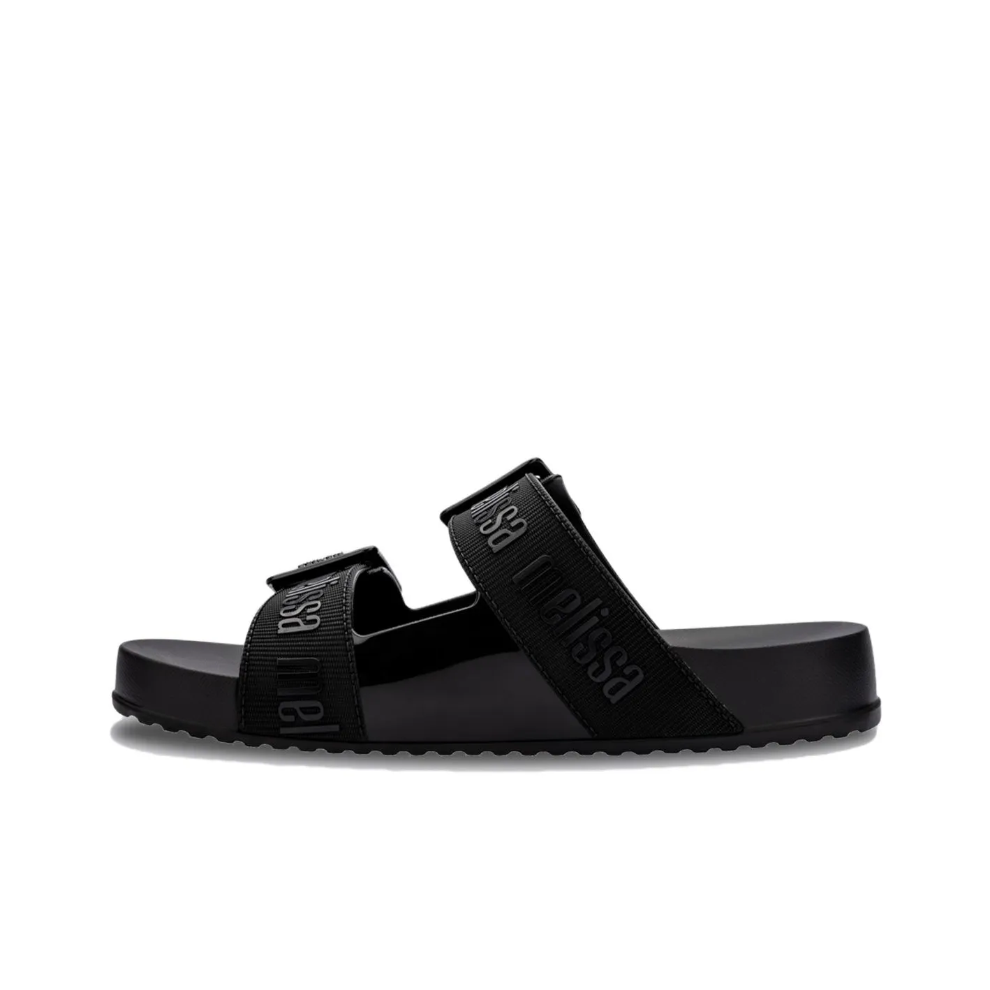 Melissa Кожаный Пэчворк Тихий Противоскользящий Сопротивляющийся Запахам Устойчивый к Тертости Двойные Лямки Слипоны Женские