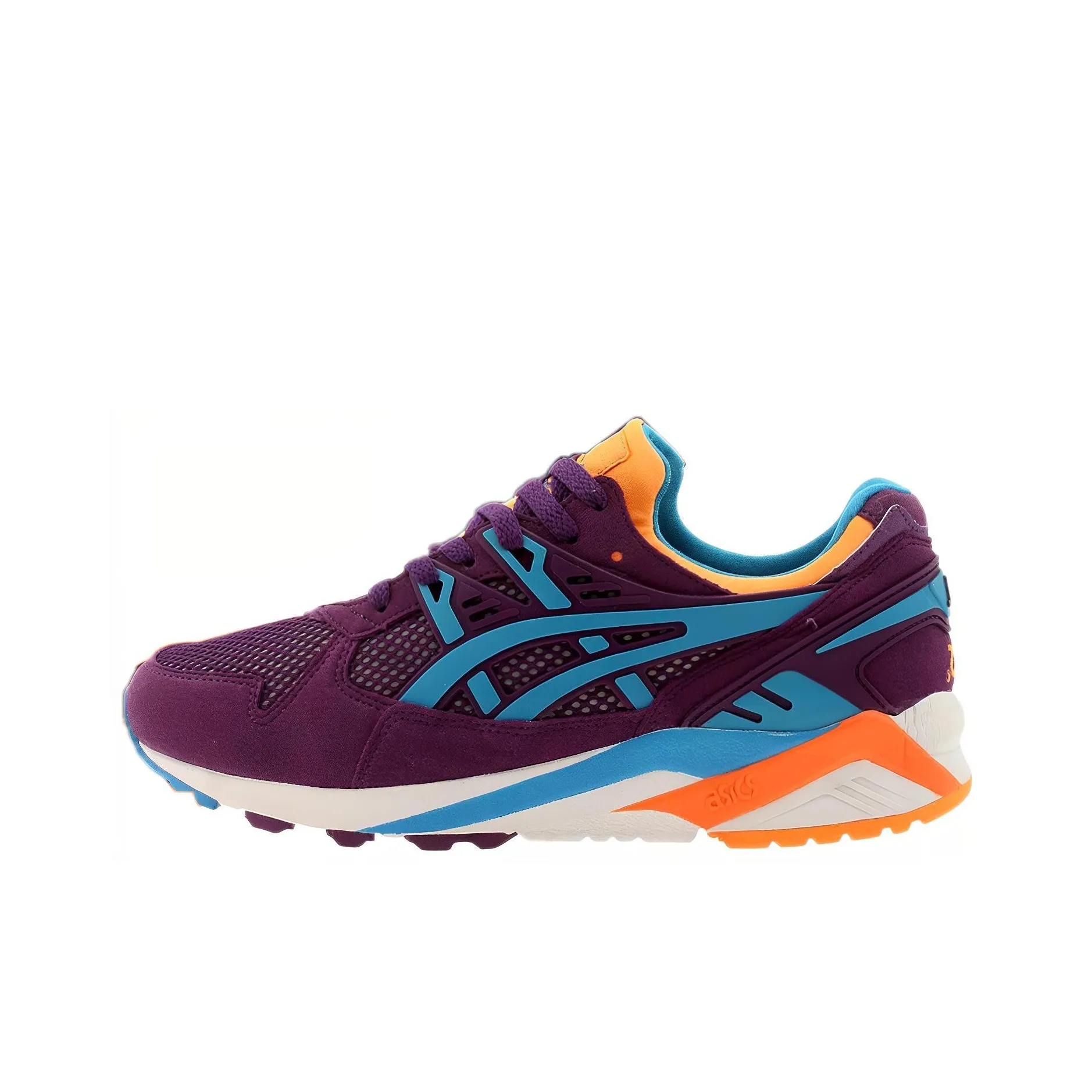 Asics Gel Kayano Trainer Износостойкие Низкие Кроссовки для Бега Мужские Фиолетово-Синие