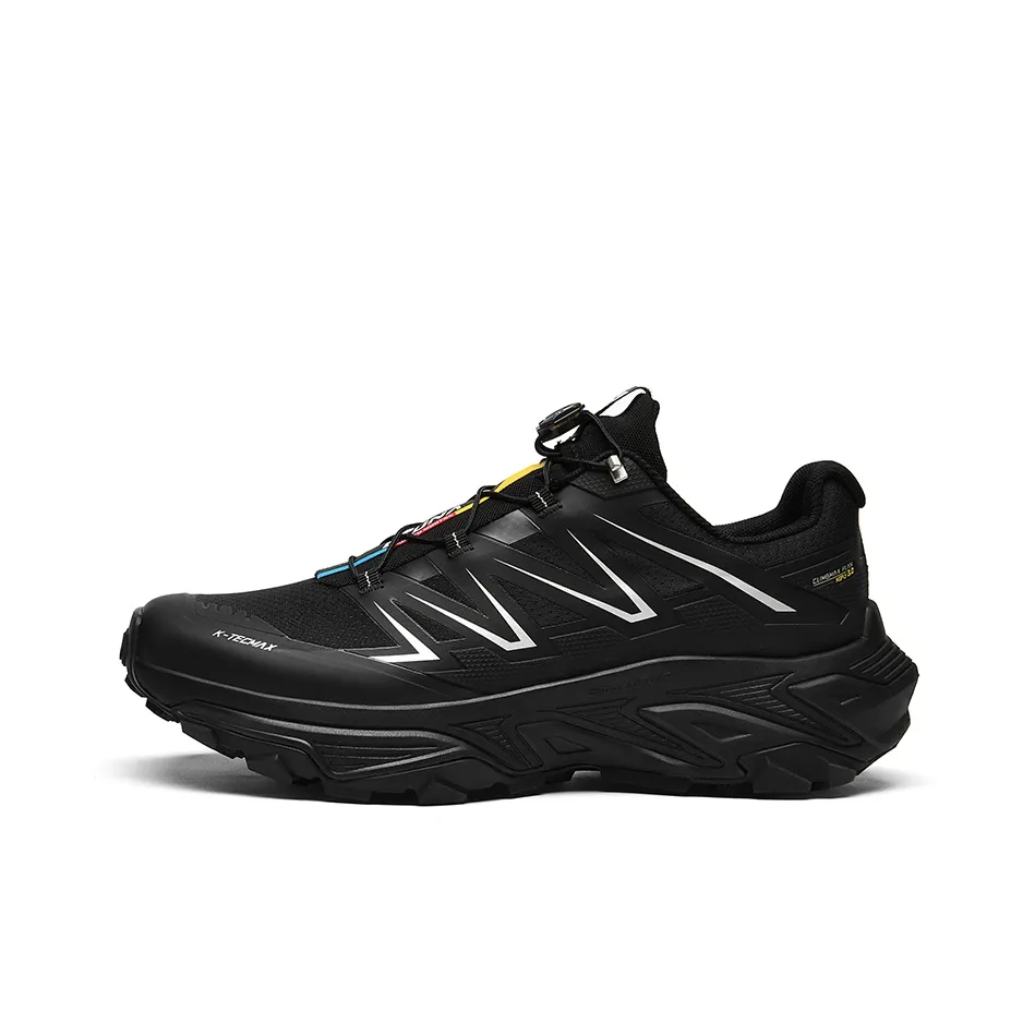 GLUNA Cushioning, Abrasion Resistant, Slip Resistant Low Top Running Shoes Unisex Black