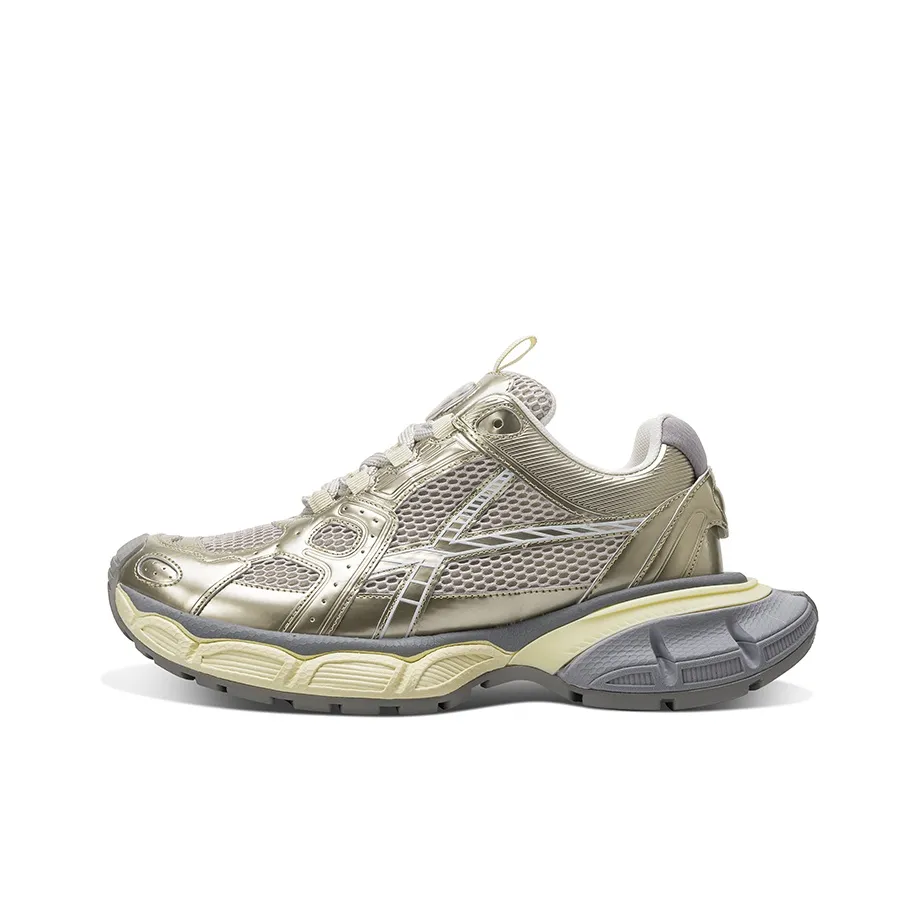 HART DAVIS X103 Series Аbrasion Resistant визуально увеличивает рост Низкий Топ Толстоподошвенные кроссовки Унисекс Шампанское