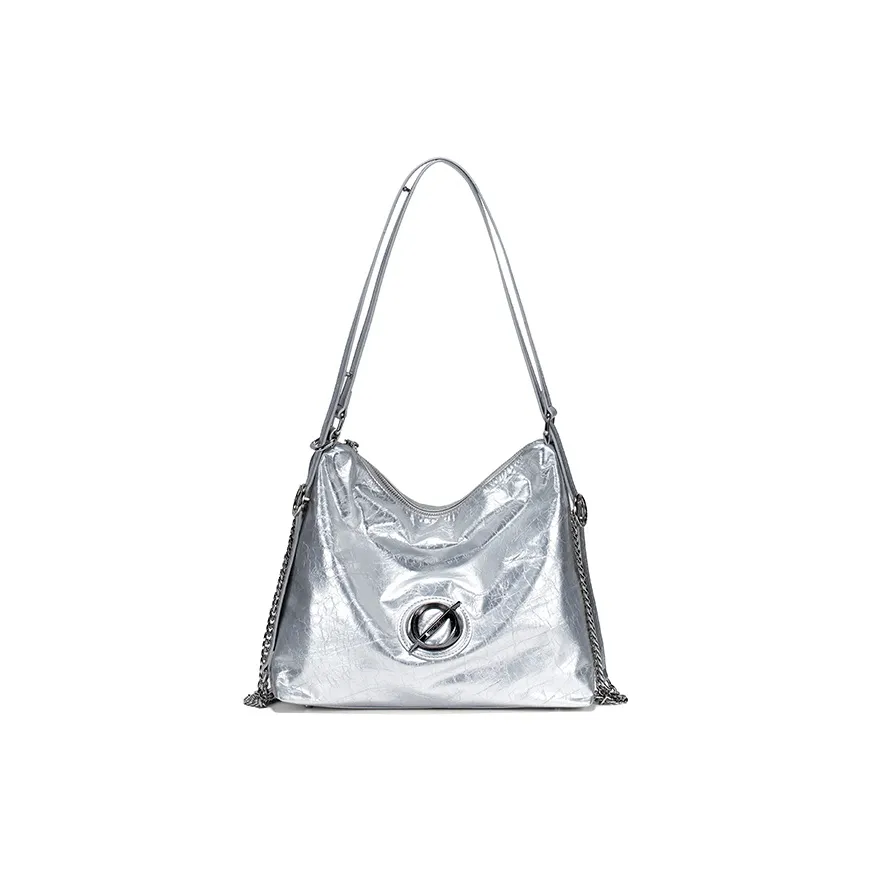 JELLYTOYBOY Коровья кожа Маленький Adventurer Сумка Сумка через плечо Женская серебряная