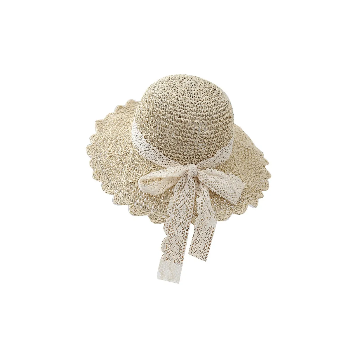 MITHAOL KUSC Ткань из соломы Шляпа из соломы Женская