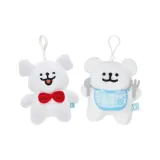 레드 보타이 스타일 + 턱받이 강아지