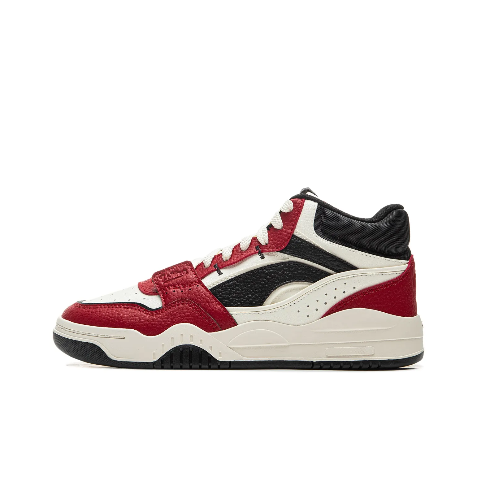 LINING Moonlight White HI Скейтборд Кроссовки MID Топ Белый Красный Женские