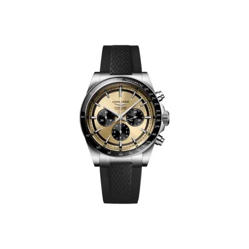 LONGINES Автоматический Механический Движение Мужские Comcast Collection Часы 42 мм Шампанское