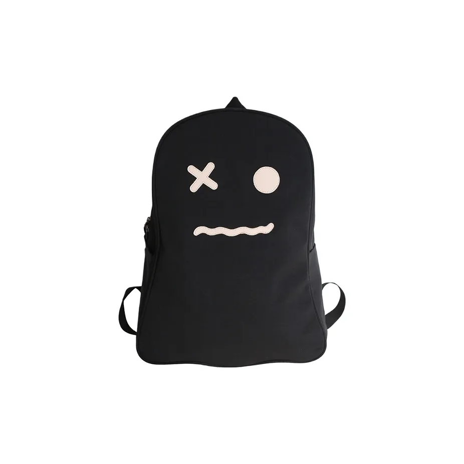 CARTELO Polyester Backpack Laptop Bag Backpack Regular Unisex Black/White