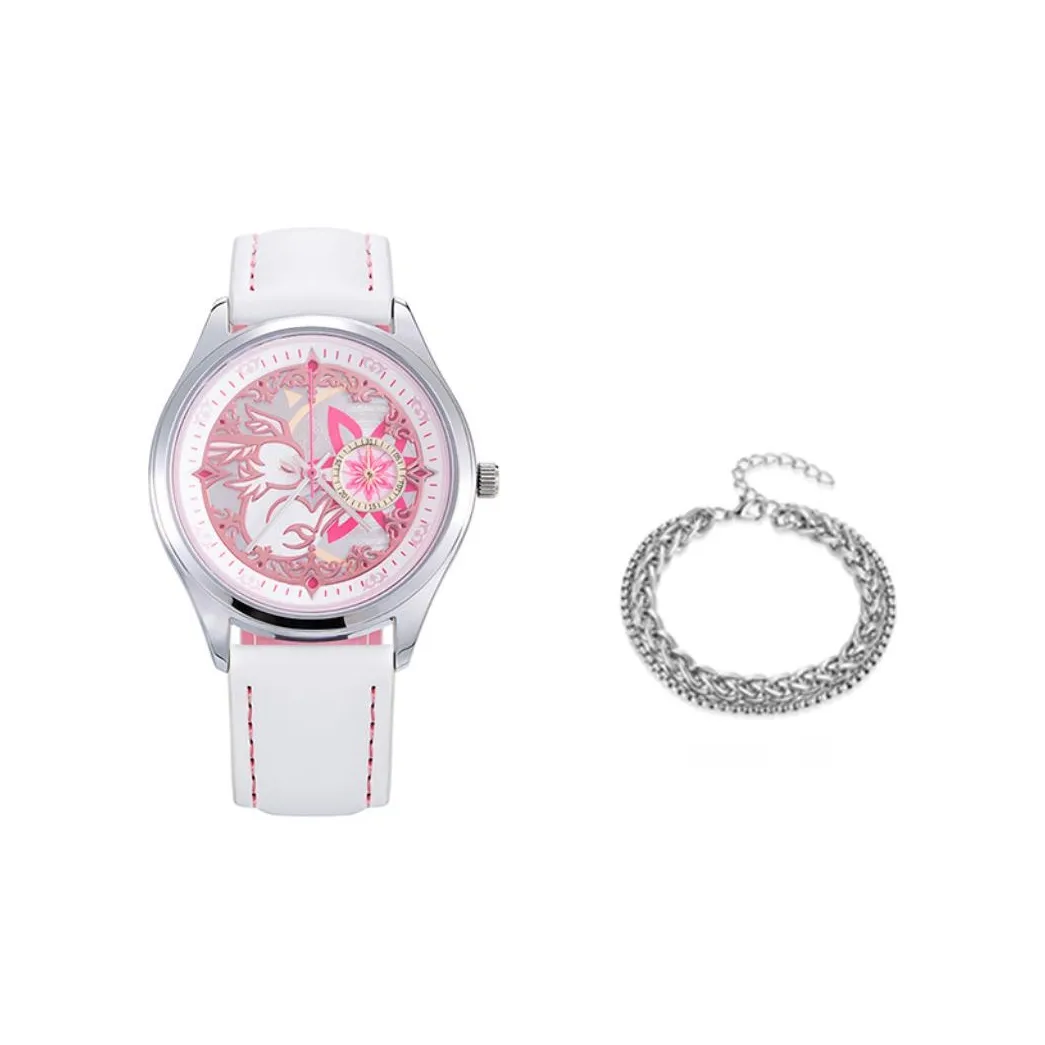 Ingyunshi Кварцевый механизм ремень из натуральной кожи женские часы серебристый циферблат