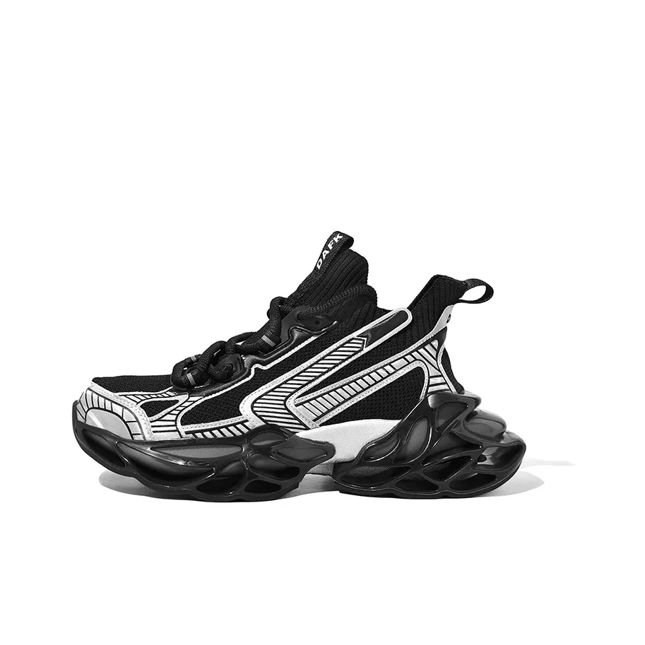 DAFK Амортизация Устойчивый к истиранию Дышащий Увеличение высоты Высокие Топы Толстая подошва Мужские Кроссовки