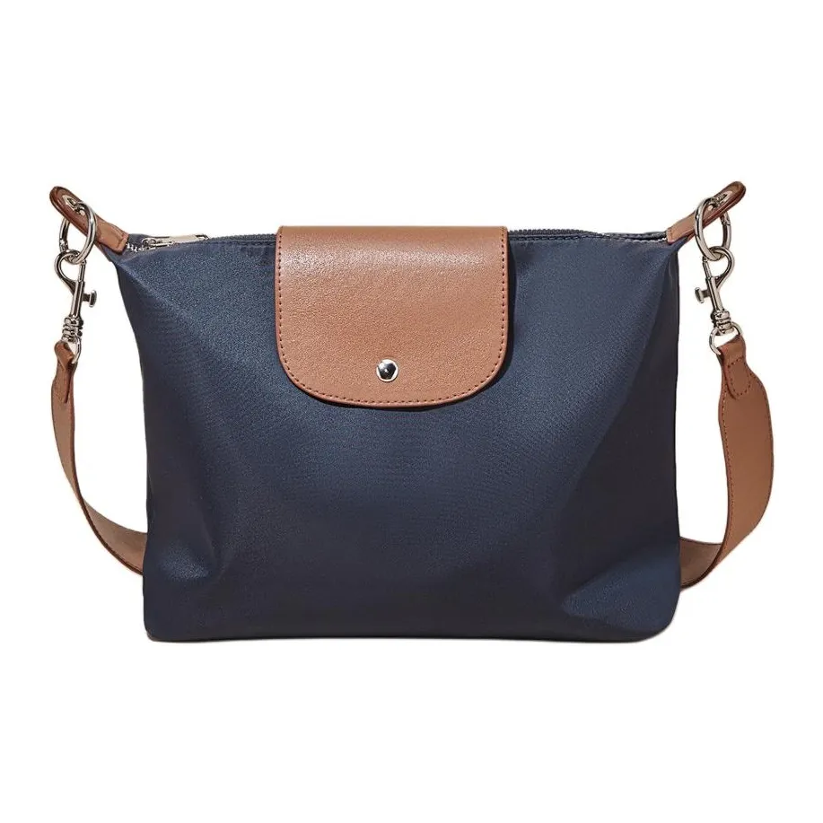 MARINO ORLANDI Ткань Синтетическая кожа Пельменная сумка Сумка через плечо Сумка на плечо Средний размер Женская Синий Хаки