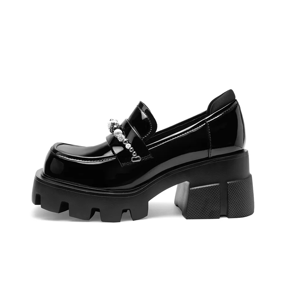MIO Loafers Women's Black | Gray/Black Gold