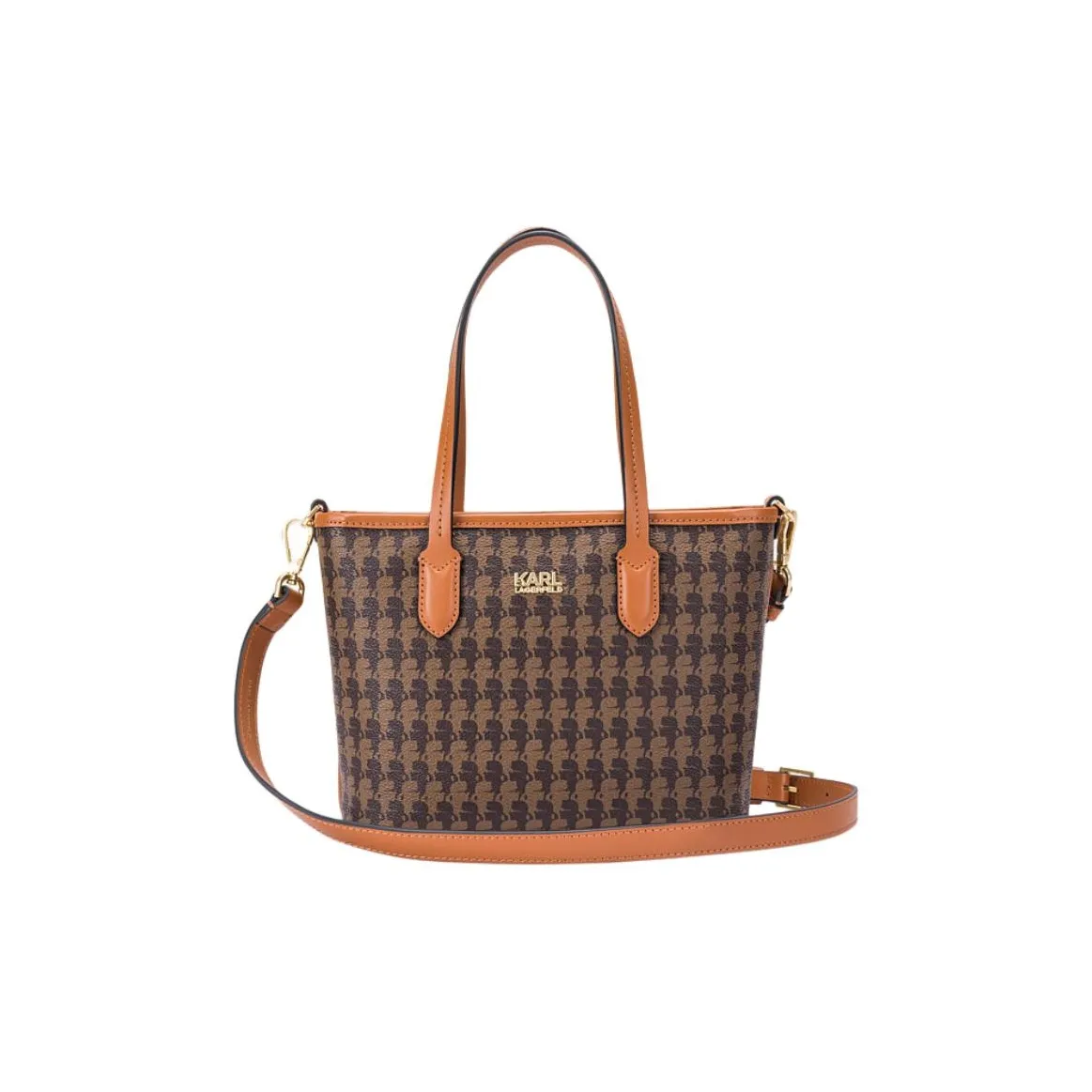 Karl Lagerfeld Сумка из искусственной кожи сумка для покупок сумка через плечо сумка обычная женская коричневая