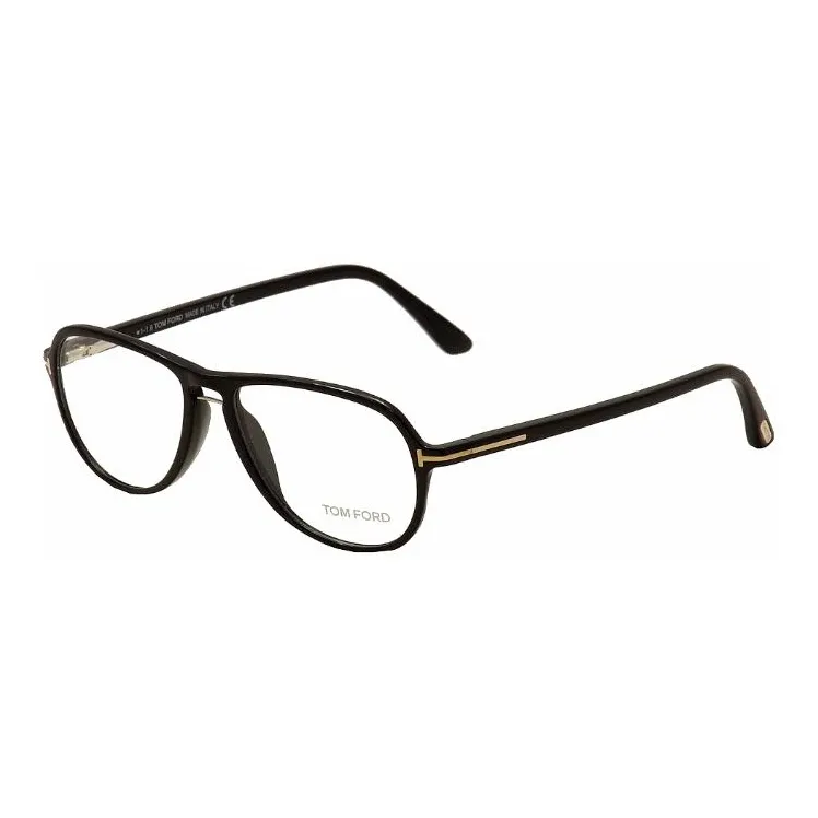 TF Acetate Aviator Eyeglass Frames Men's Black