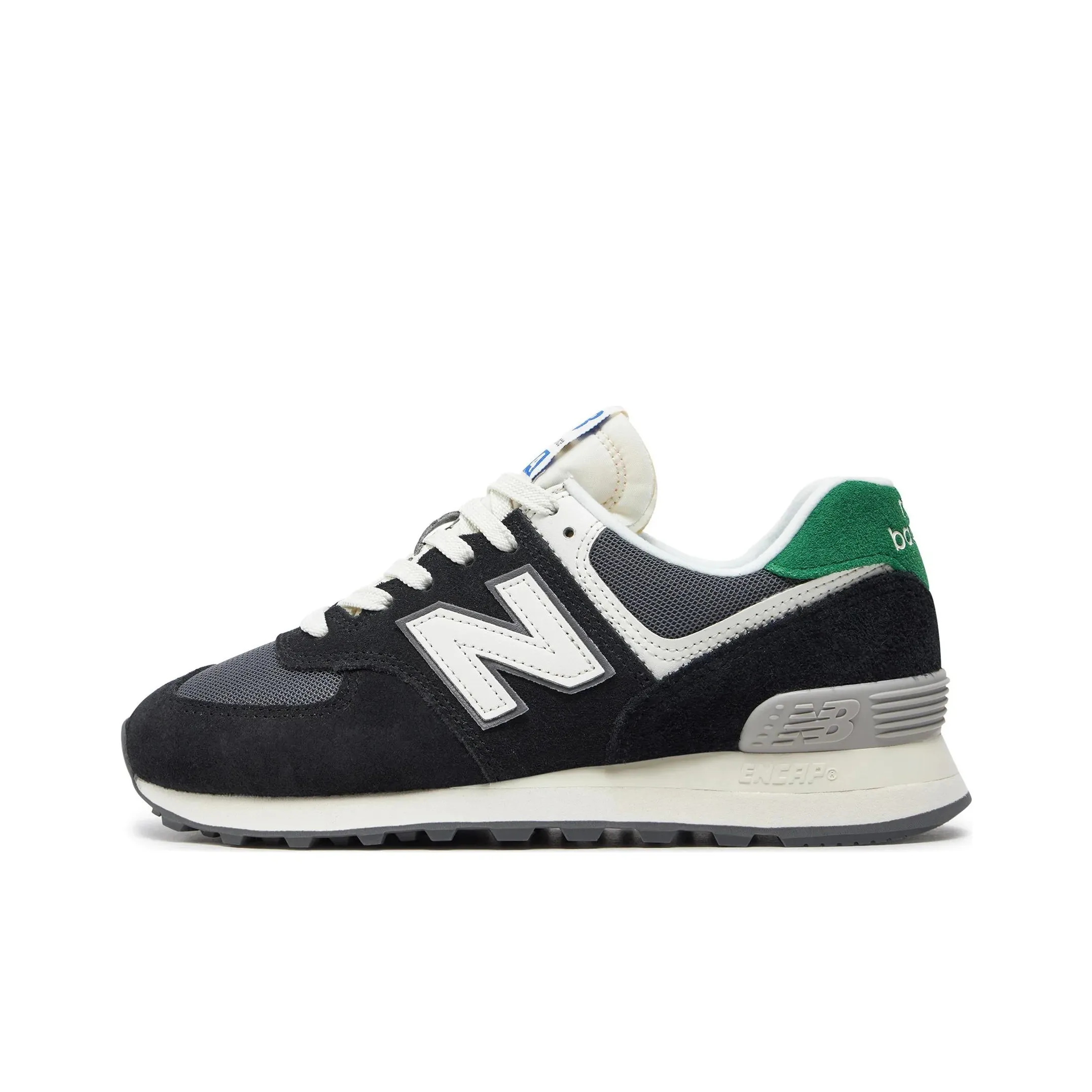 New Balance 574 Black Classic Pine Women's