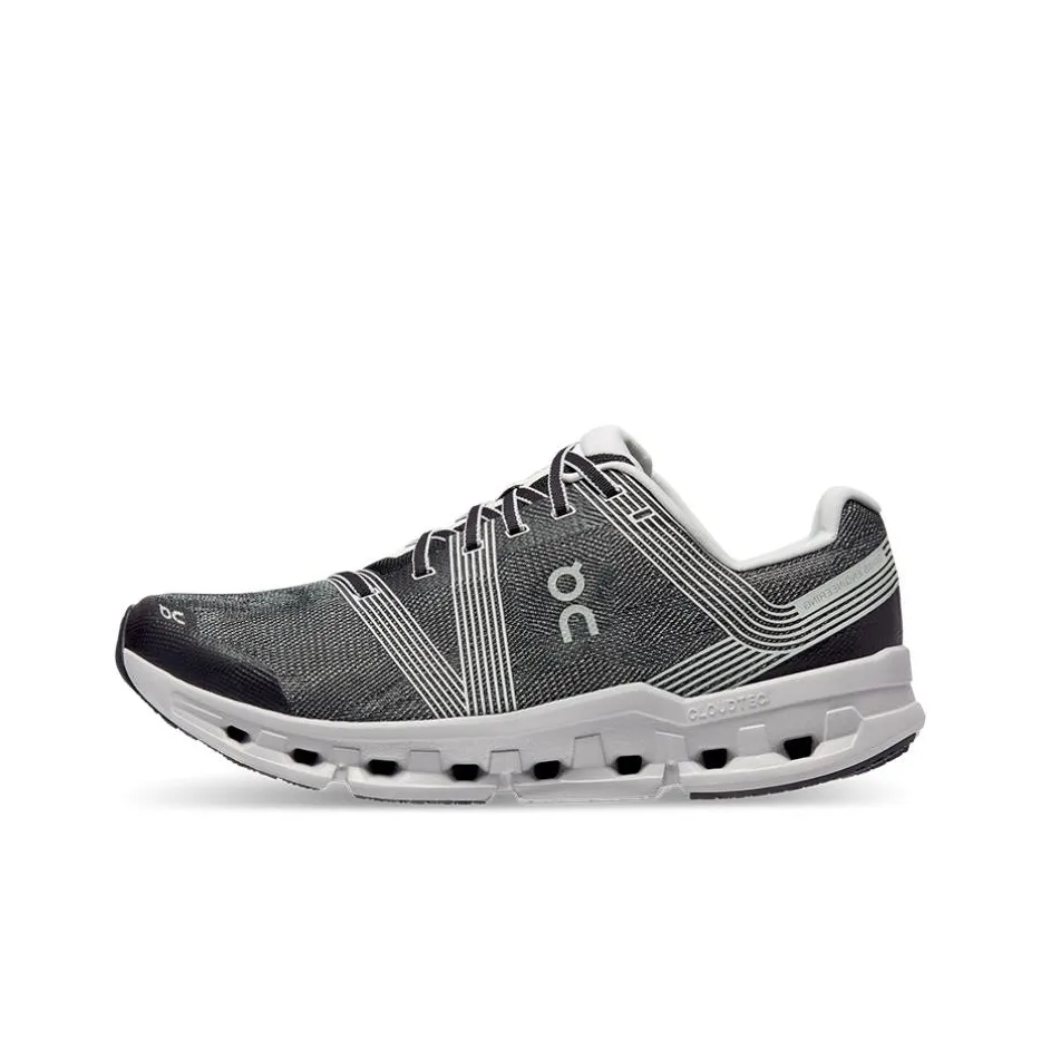 On Cloudgo Low Топ Беговые кроссовки Мужской Черный Ледниковый серый
