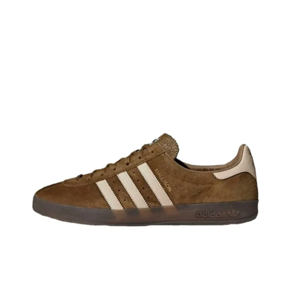 Adidas Originals Broomfield Mallison Spzl противоскользящие низкие скейтбординговые кроссовки мужские коричневые