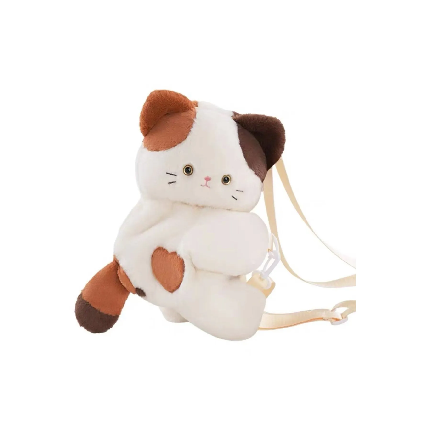 Holding Bamboo Полиэстер Рюкзак On The Плечо Большой Женские Белый