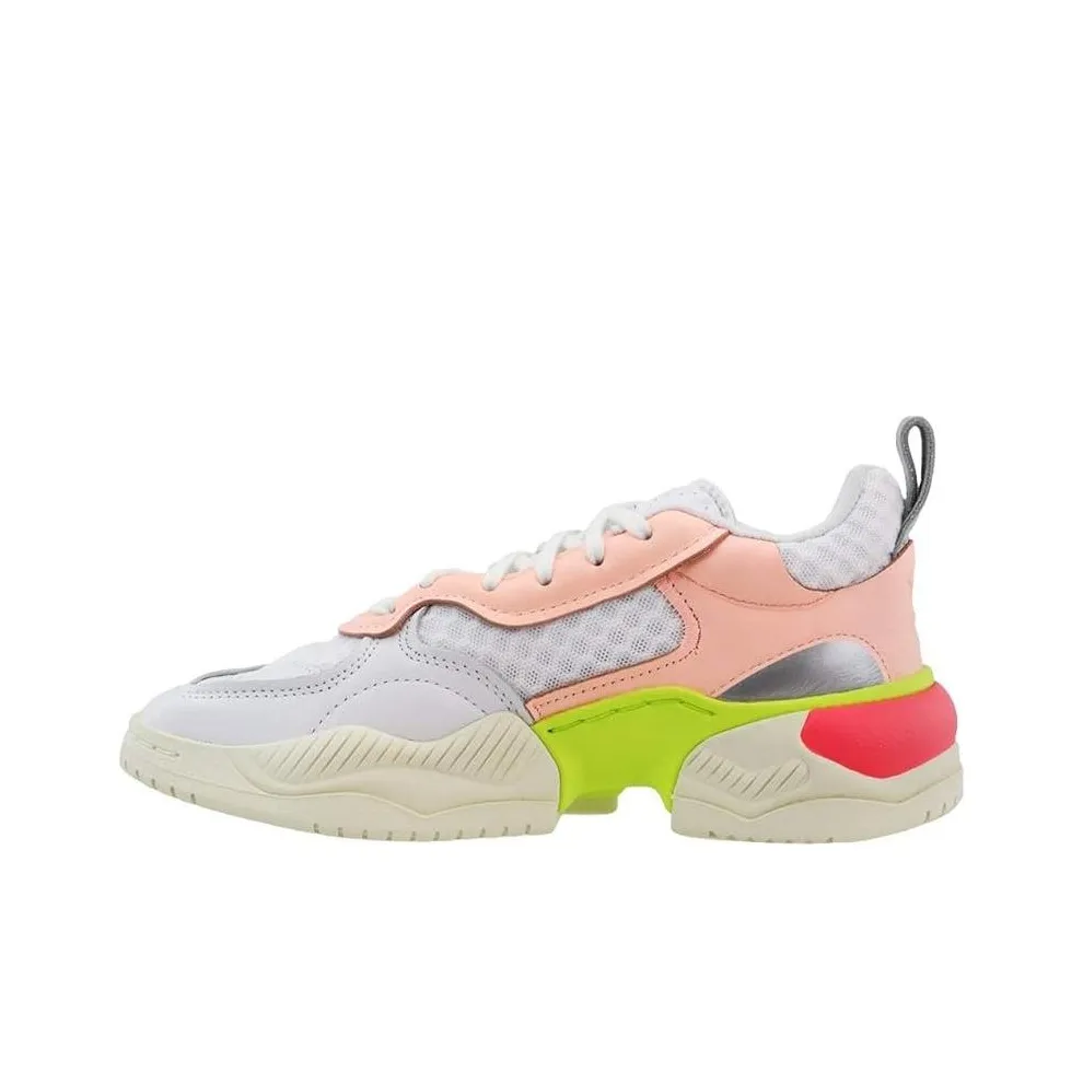 Adidas Originals Super Court Non Slip Легкий Низкий Топ Casual Женский Розовый Белый