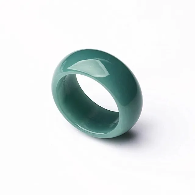 Cuizu Bean Type Jadeite Ring Fashion Best Selling Unisex