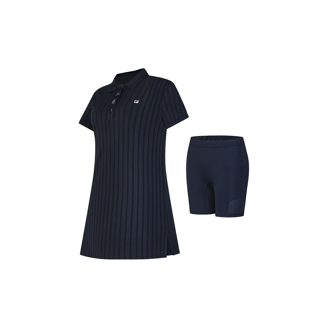 FILA Short-Sleeved Dresses Women's RD Royal Blue