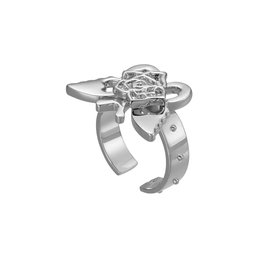 STUGAZI Медный с 24K Белое Золото Покрытие Кольца Унисекс