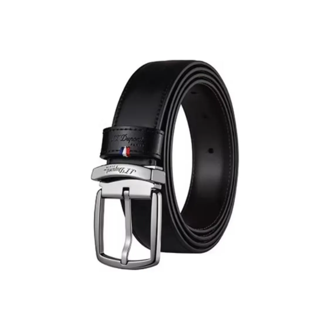 S. T.DUPONT Линия D Бизнес Ремни из коровьей кожи Мужские Коричневый Черный Ширина 3 см
