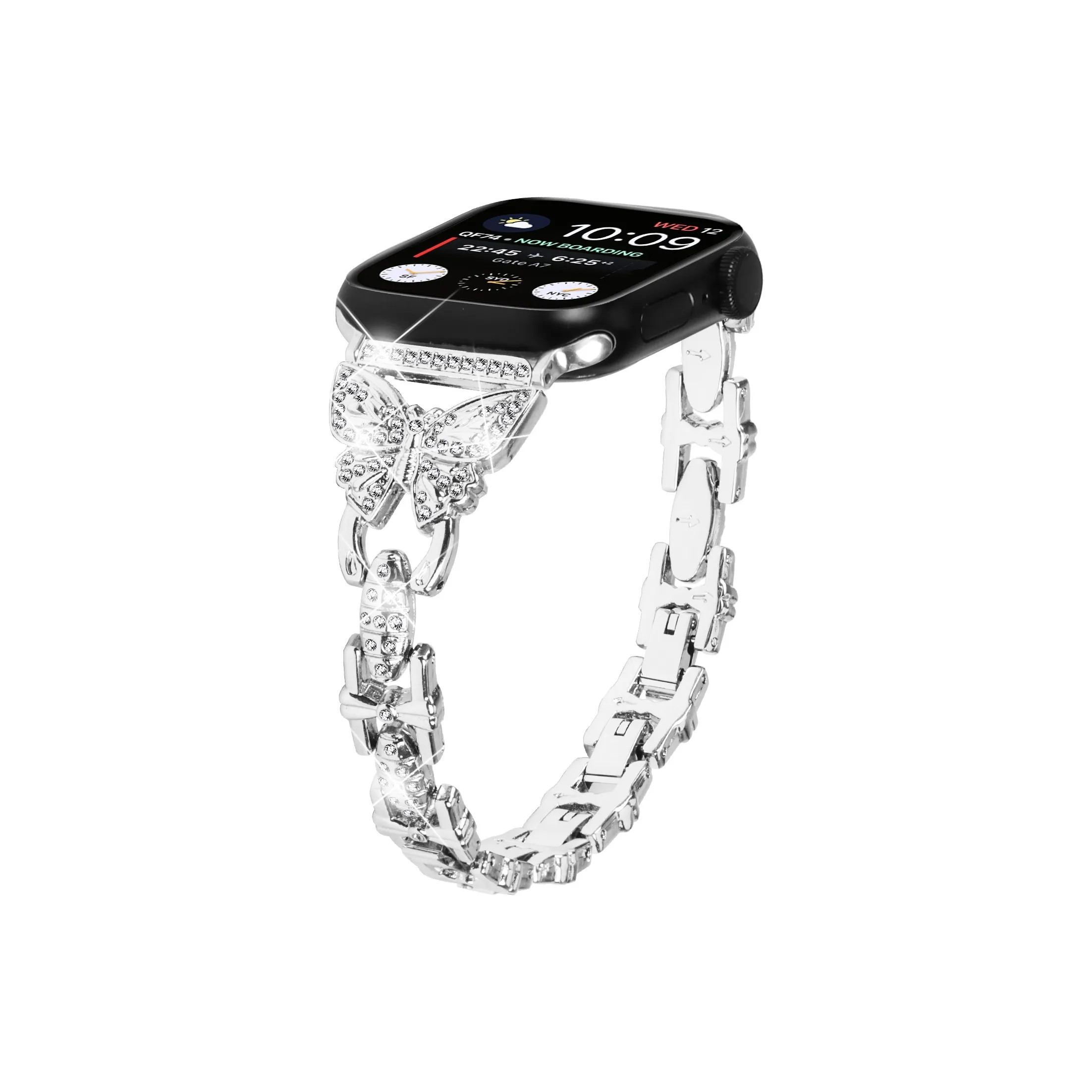 Akkerds Ремешок Apple Совместимость Металл S10 S9 8 7 6 Generation 5 4 3 Generation SE ultra 180 мм 46 мм Циферблат Часов