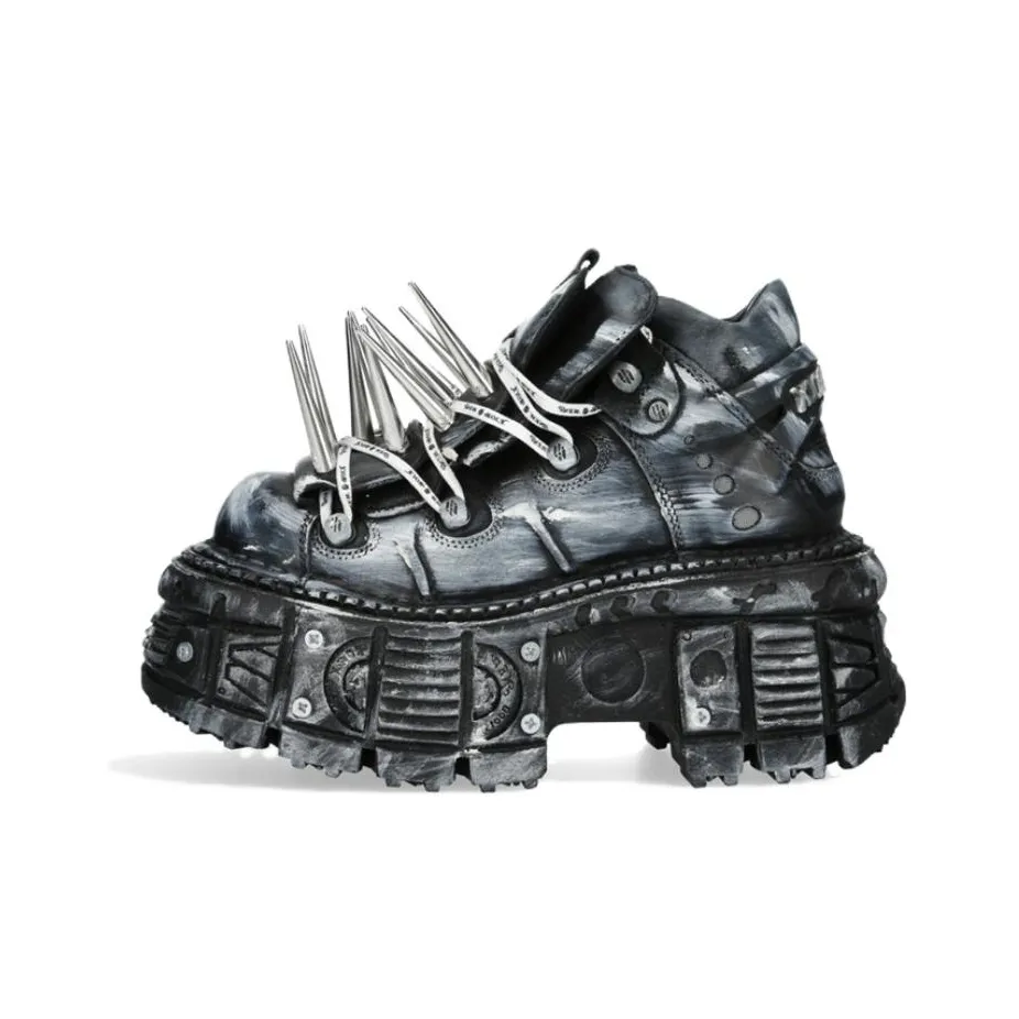 NEW ROCK Casual Shoes Unisex Black