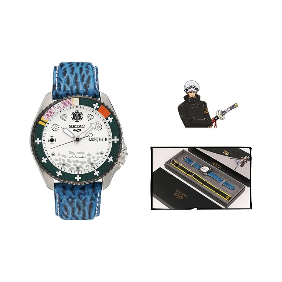 SEIKO Mechanical Movement Stainless Steel Strap Watch Men's Watches White Dial