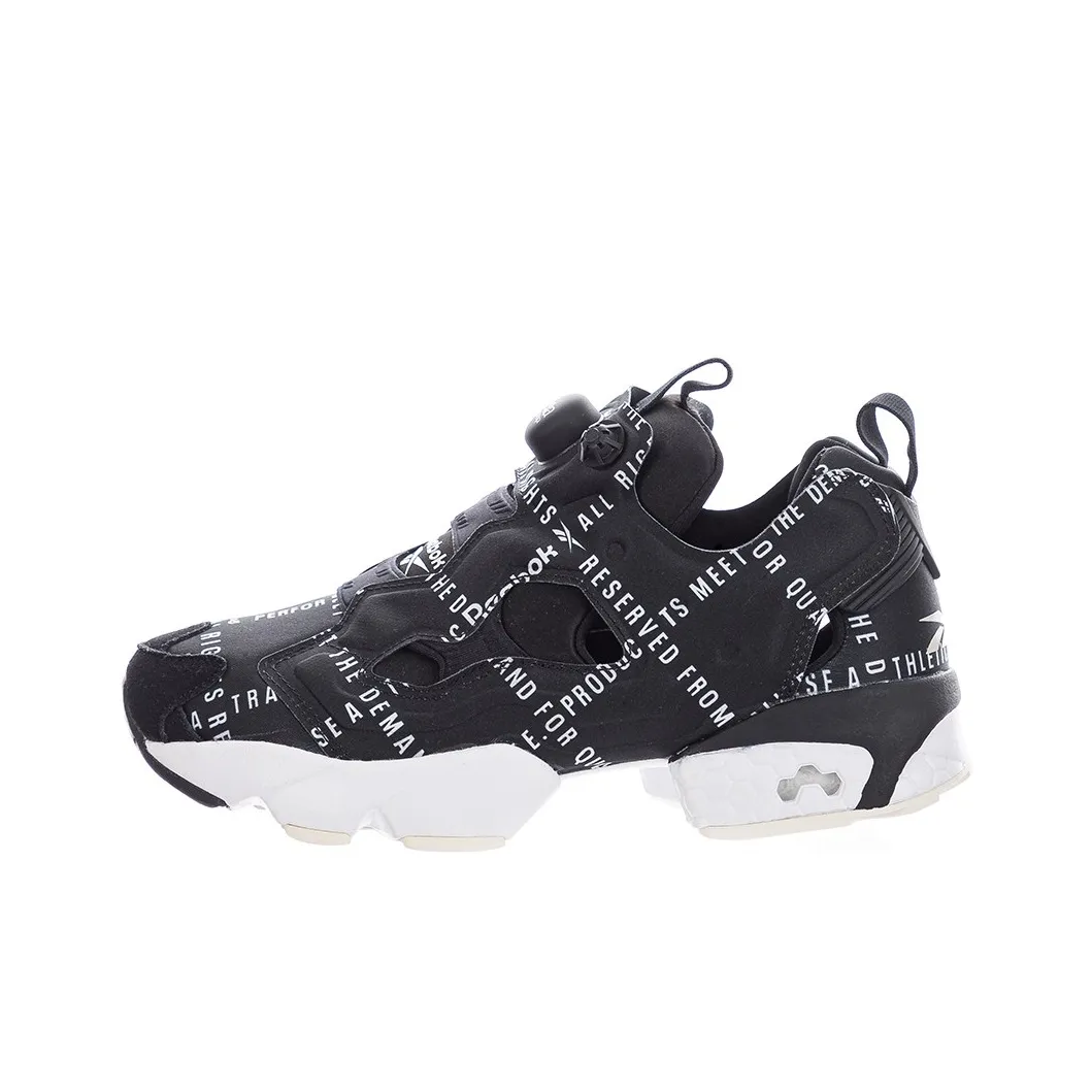 Reebok совместный Instapump Fury Low Топ Casual Женский Черный