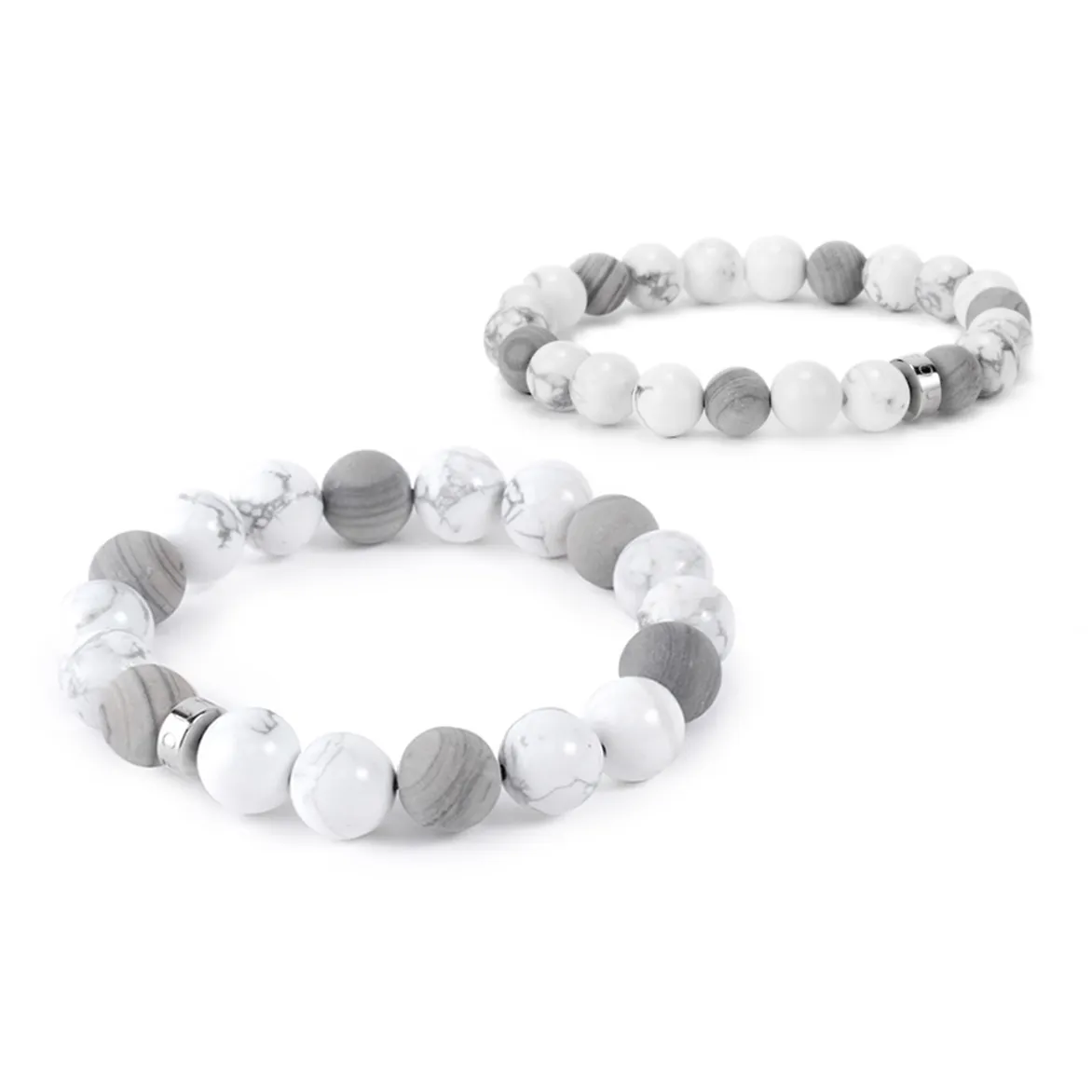 FOUNDIN Белый Бирюзовый Браслеты Унисекс