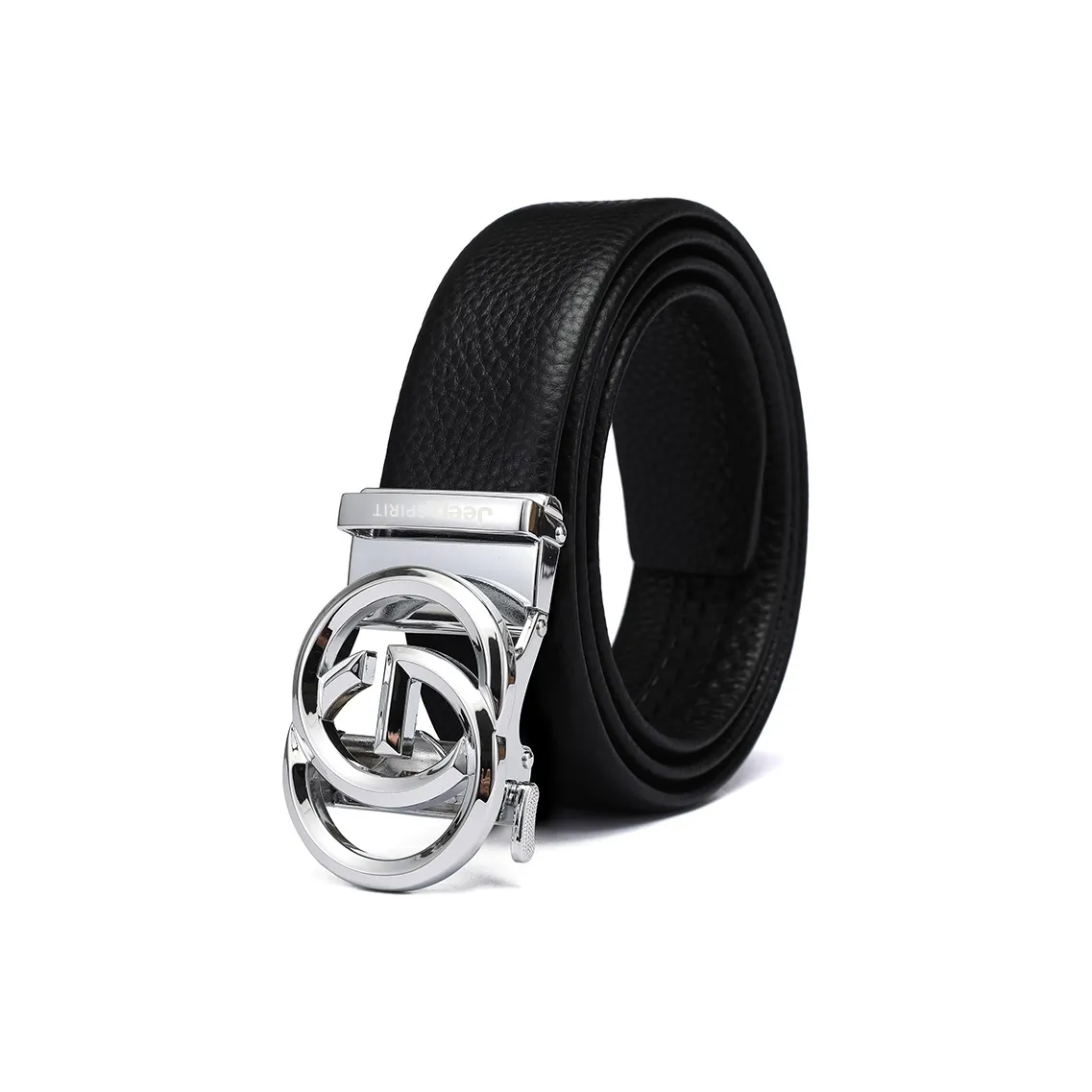 JEEP SPIRIT Натуральная кожа Автоматическая застежка Зернистая текстура Личи Удобство Элегантность Кожаные ремни Мужской 3,5 см