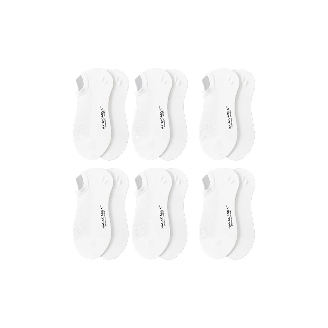 HANADASOX No Show Socks Women's 6 Pack