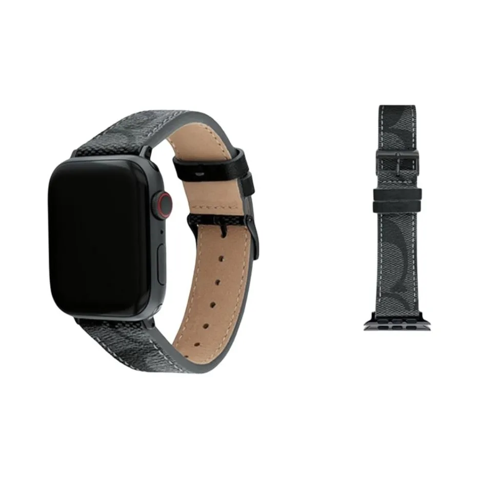 COACH Strap Apple Compatibility Cowhide Leather Material 44mm