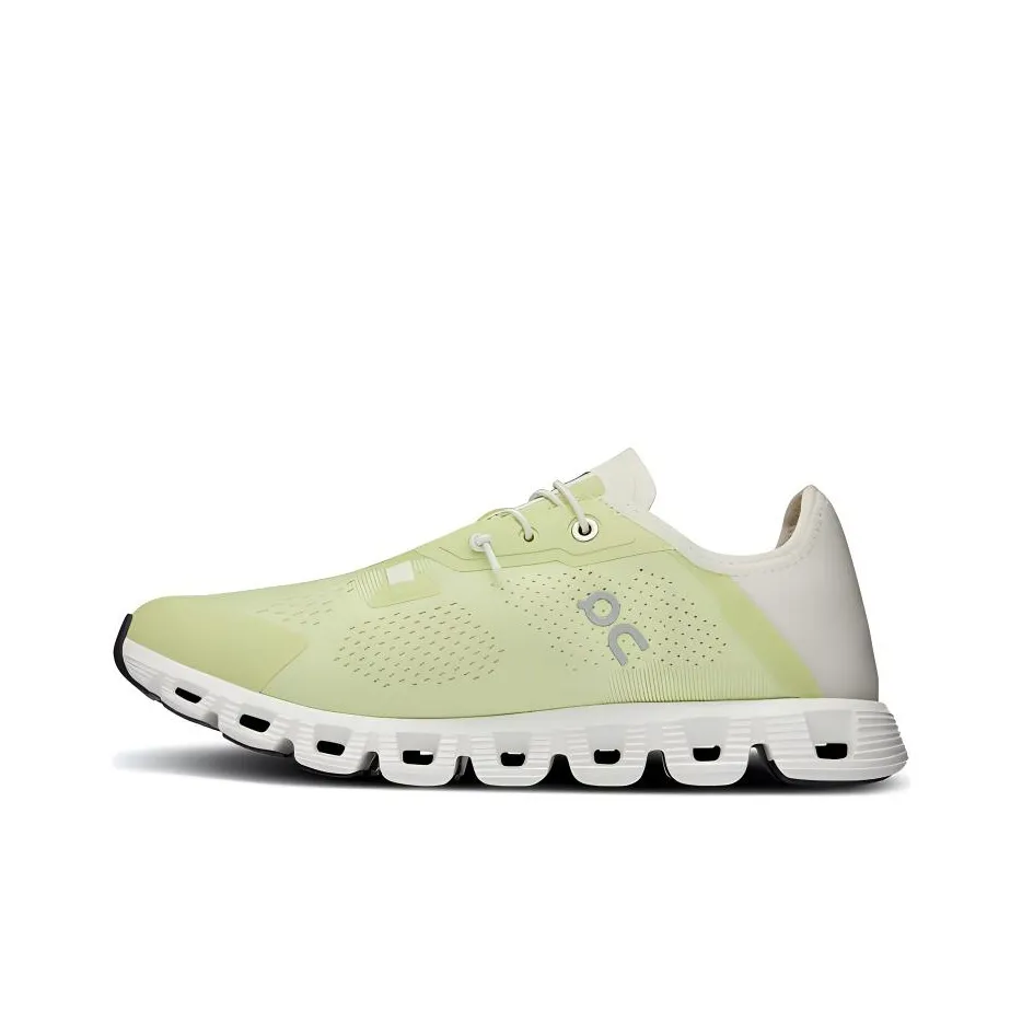 On Cloud 5 Coast Cushioning Low Top Casual Shoes Women's White Yellow