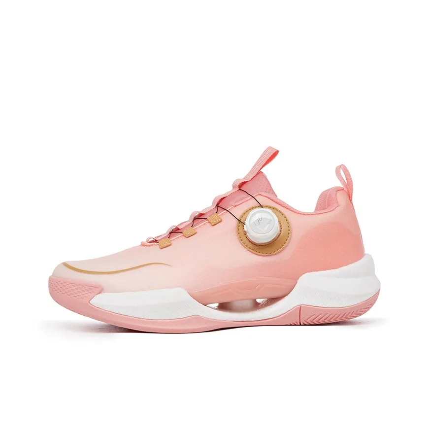 VOIT Basketball Shoes Unisex Low top White Pink